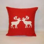 Christmas Reindeer Cushion